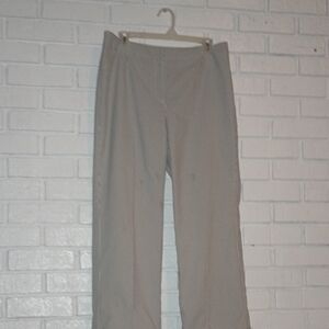 LeSuit Separates Striped Black/Dark Grey And White Pants Women's Size 10p